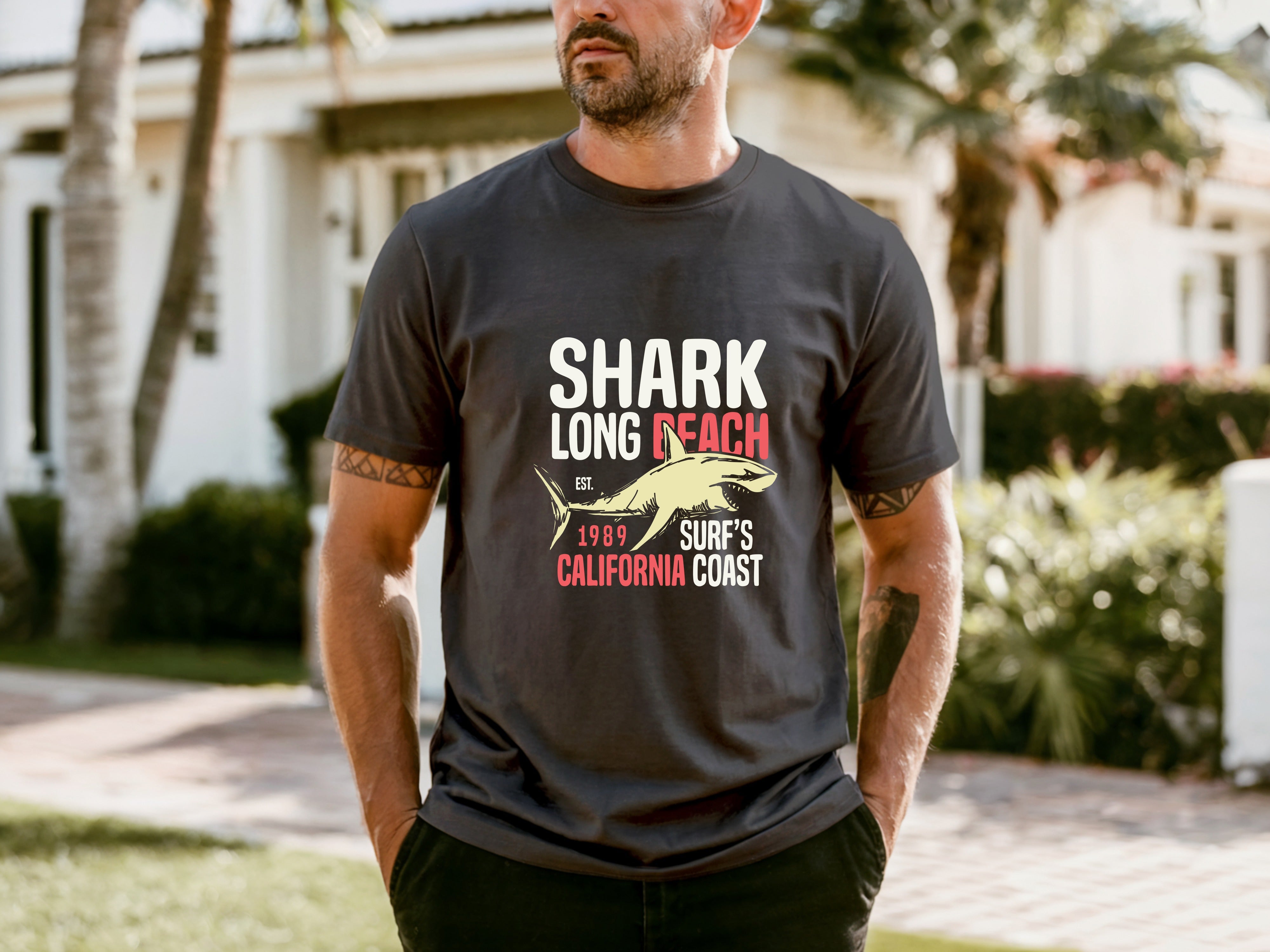 Jaws Men's Casual Sports T-shirt