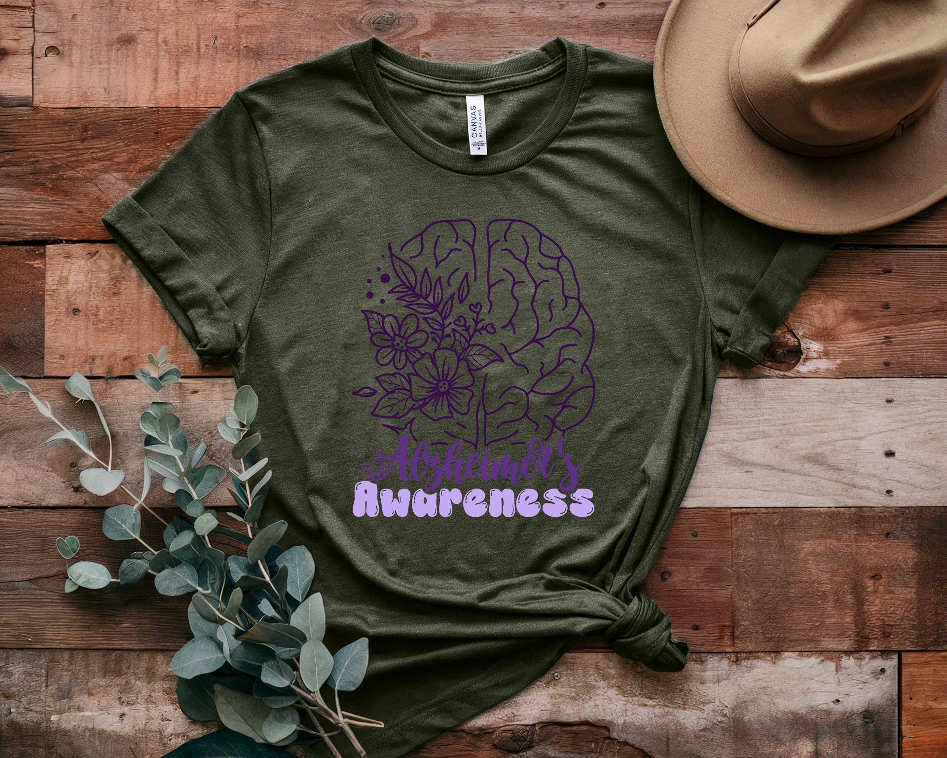 Alzheimer's Unisex Casual All-Match T-Shirt