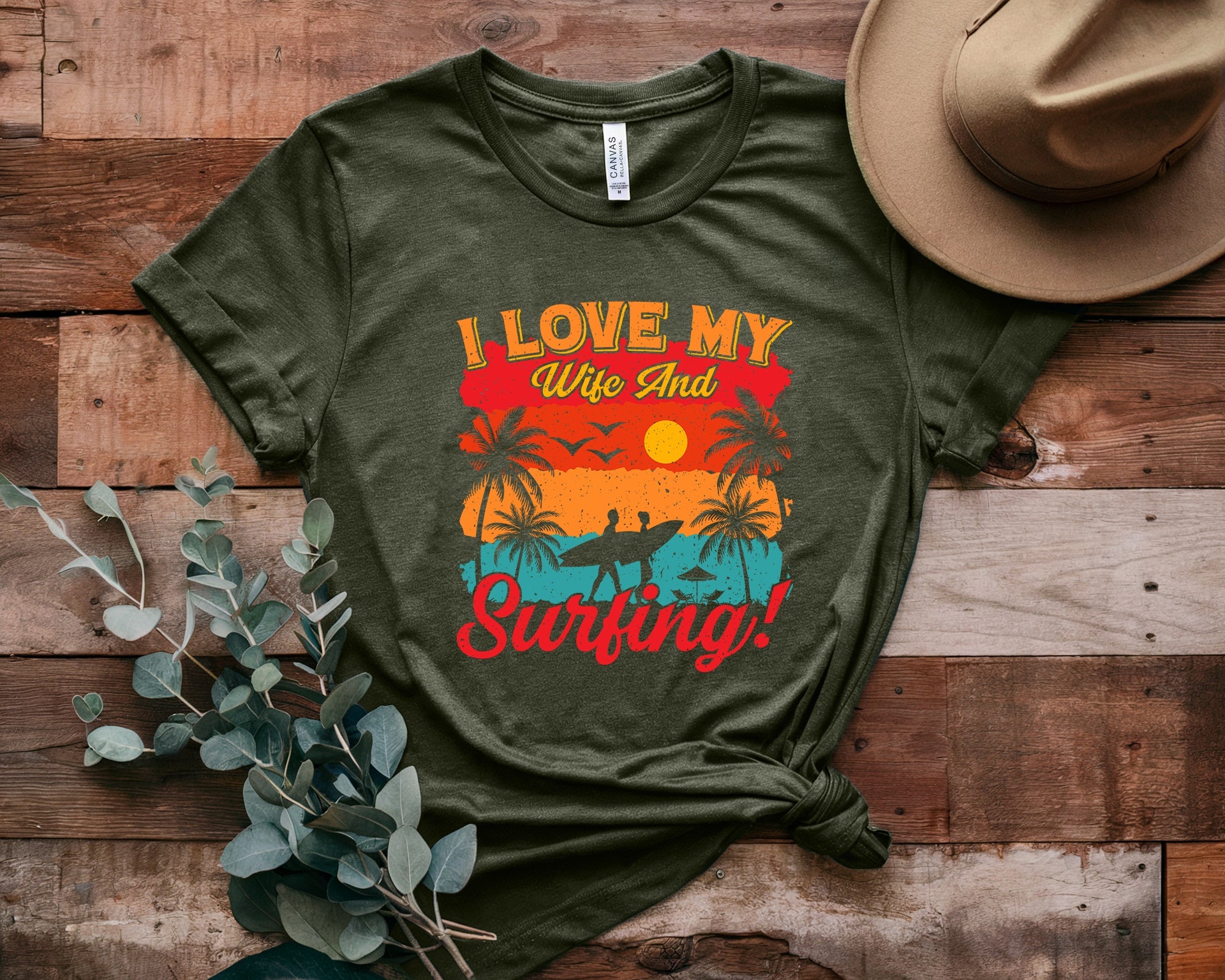 Couple On Vacation Unisex Crew Neck Loose Straight T-shirt