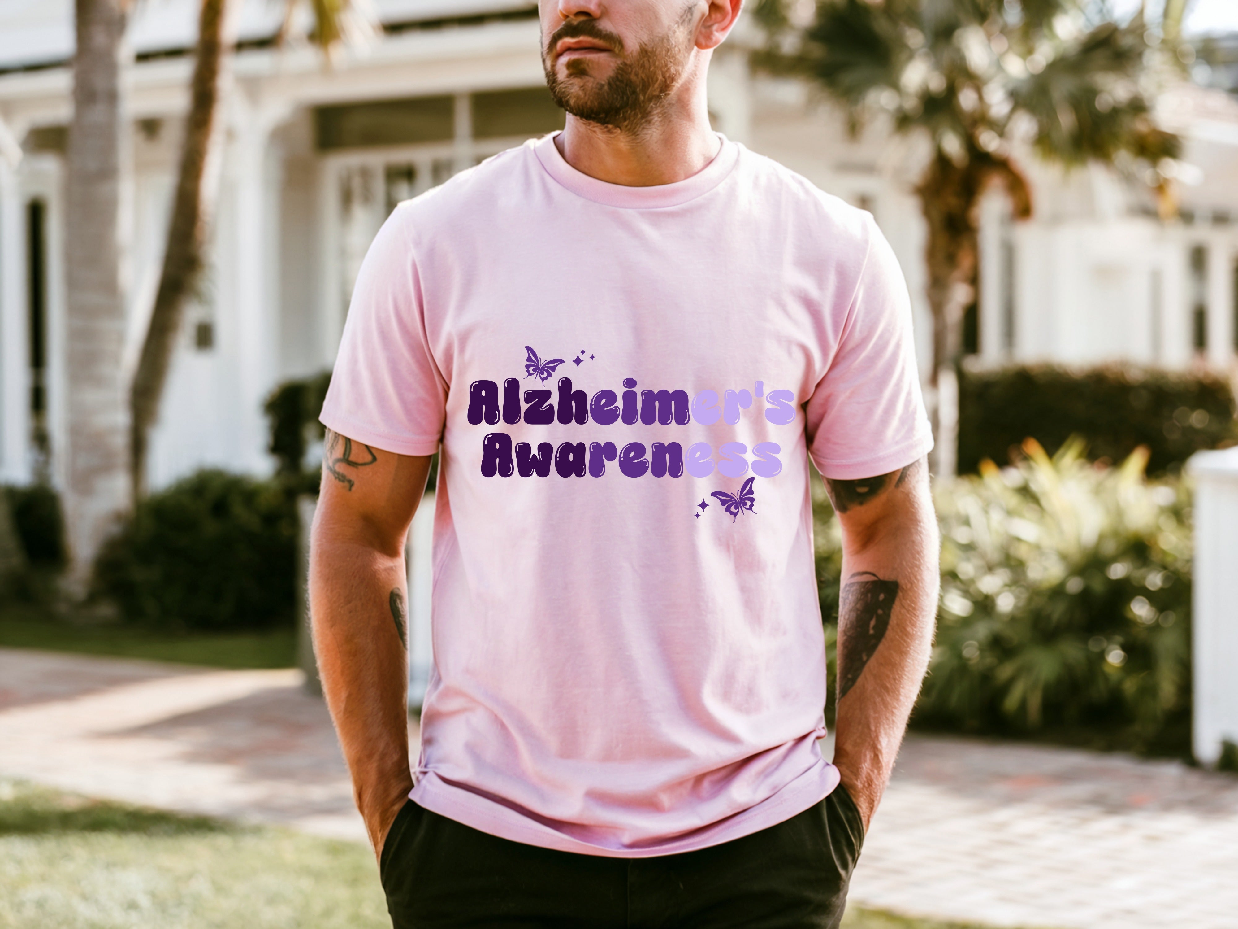 Alzheimer's Men's Niche Handsome T-shirt