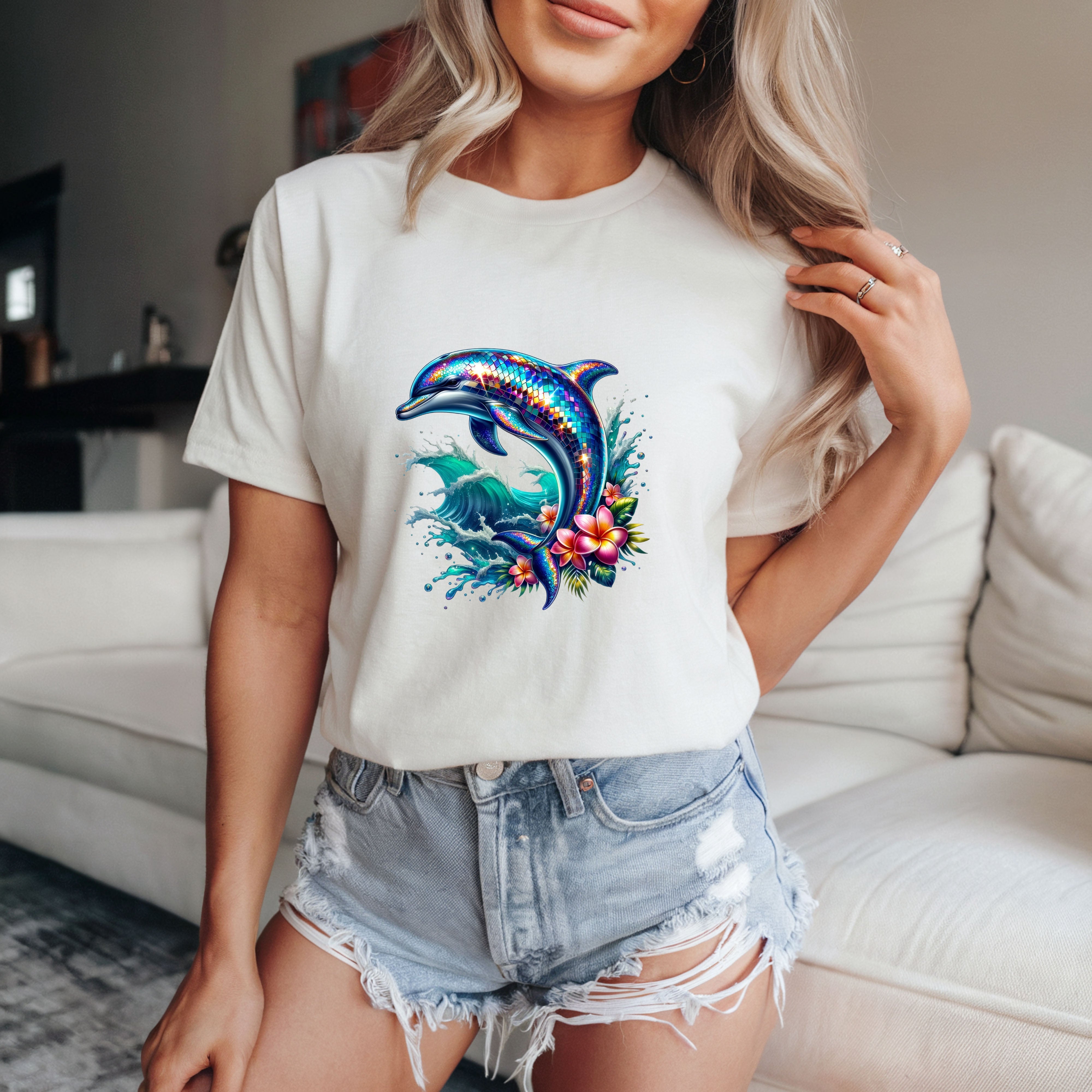 Jaws Ladies Printed Short Sleeves