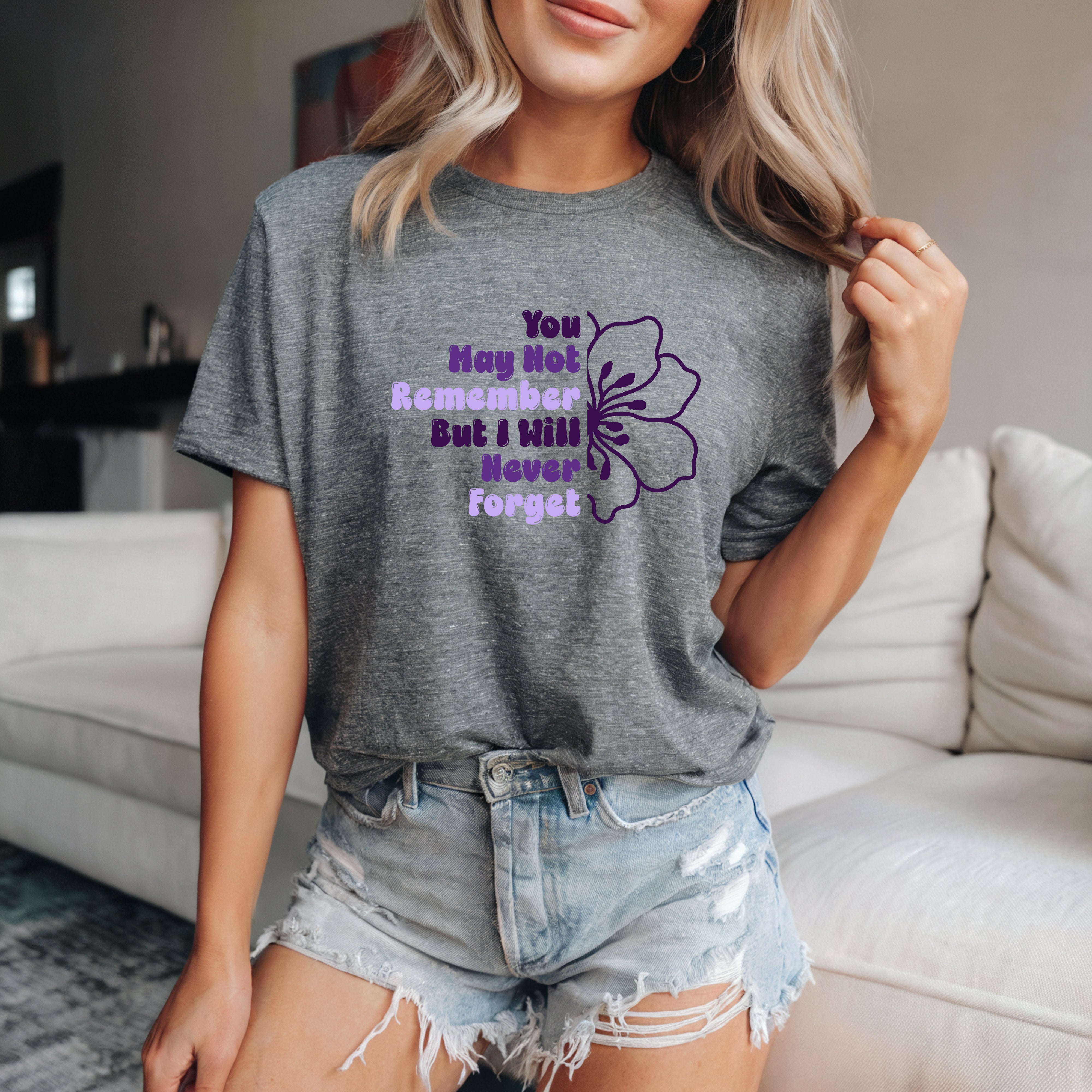 Alzheimer's Women's Summer Thin T-shirt