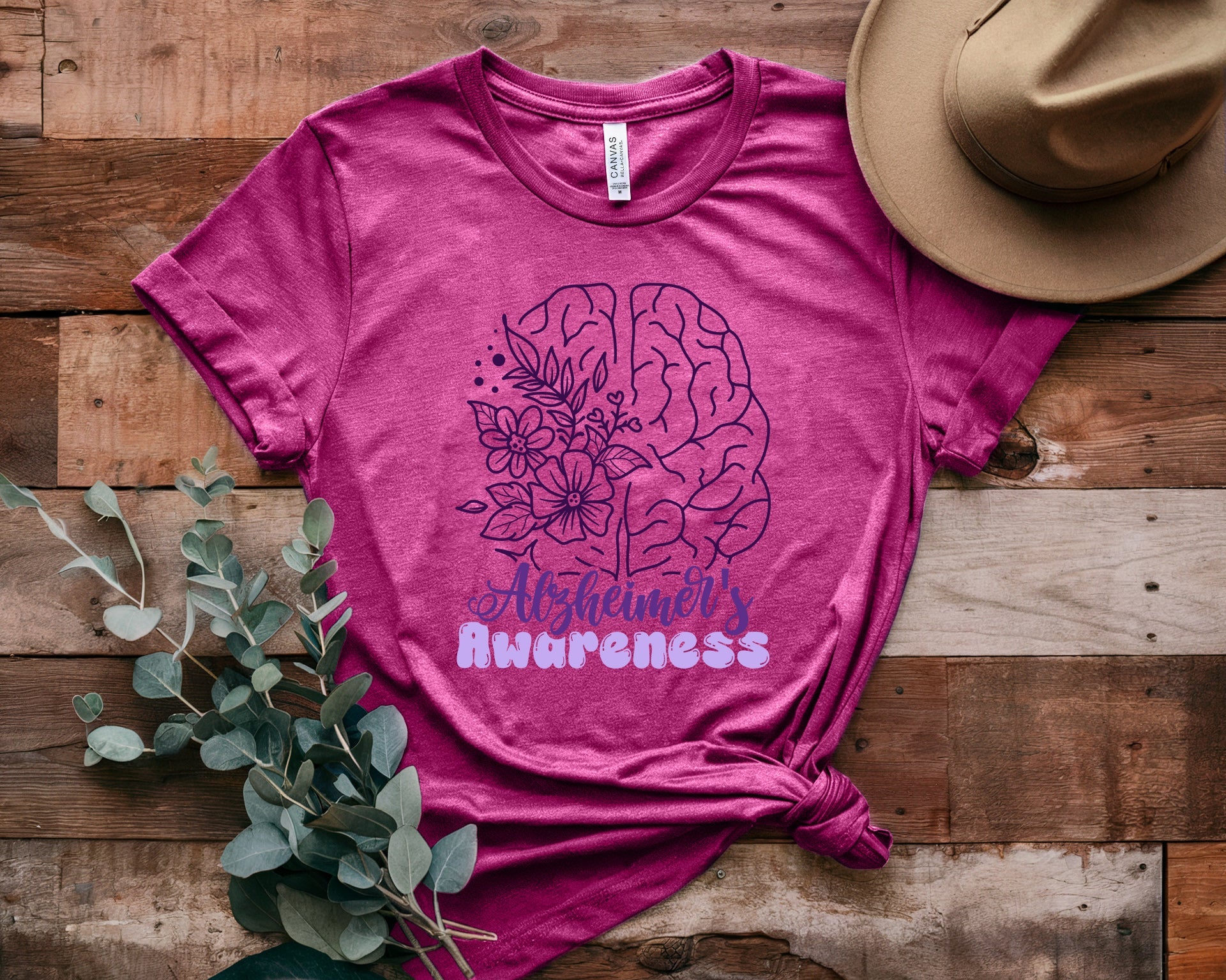 Alzheimer's Unisex Casual All-Match T-Shirt