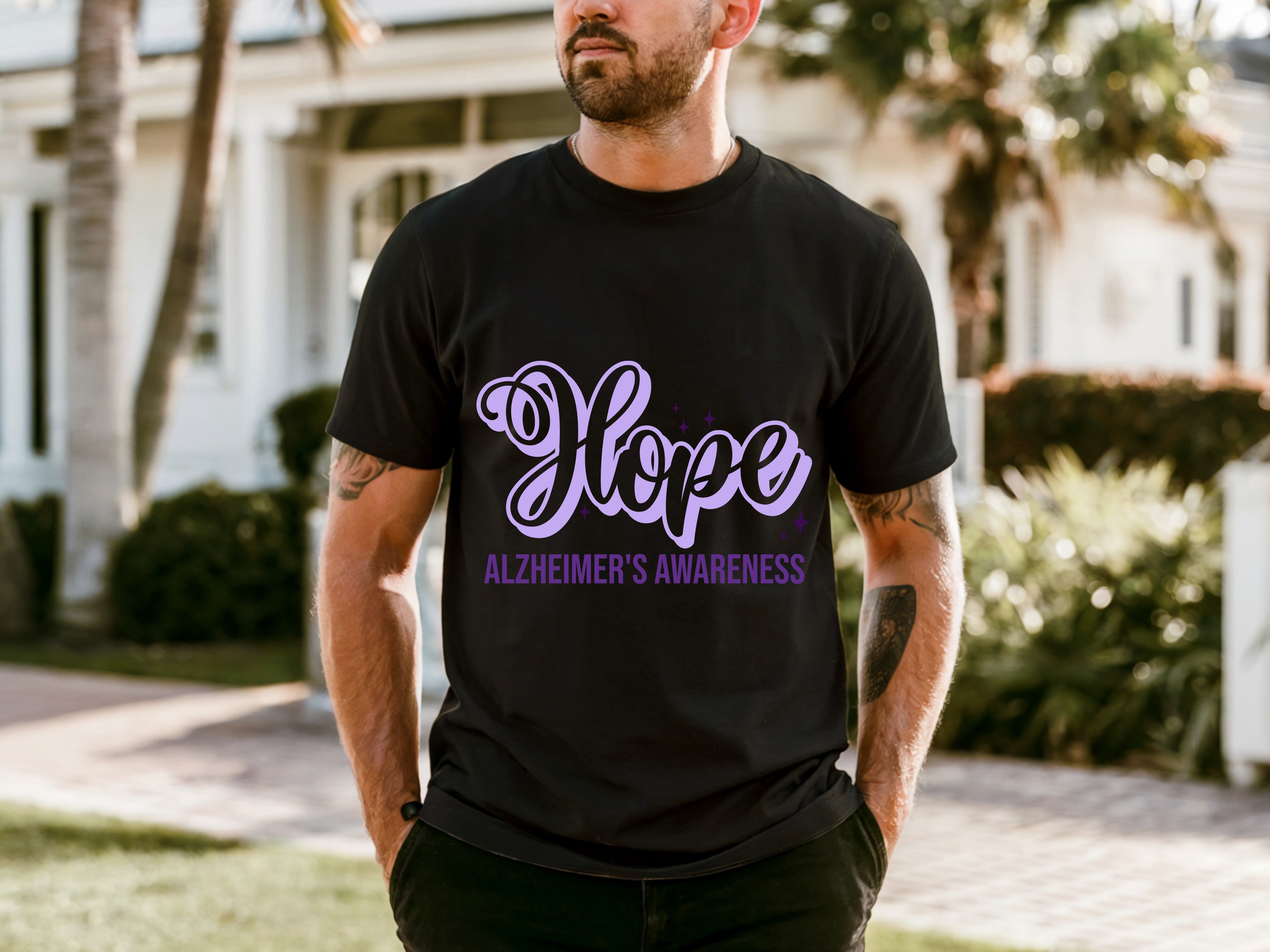Alzheimer's Men's Sports Casual T-Shirt