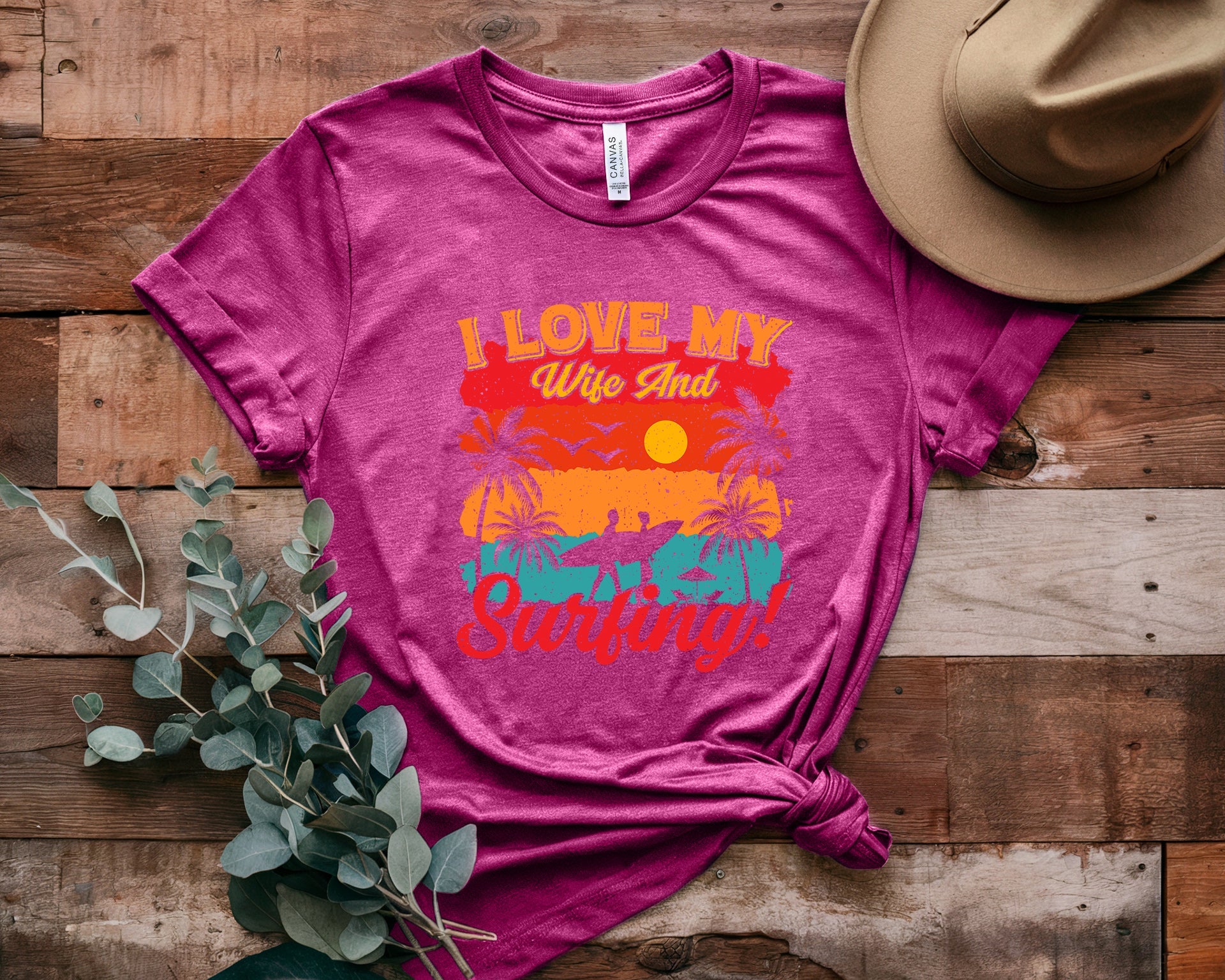 Couple On Vacation Unisex Crew Neck Loose Straight T-shirt