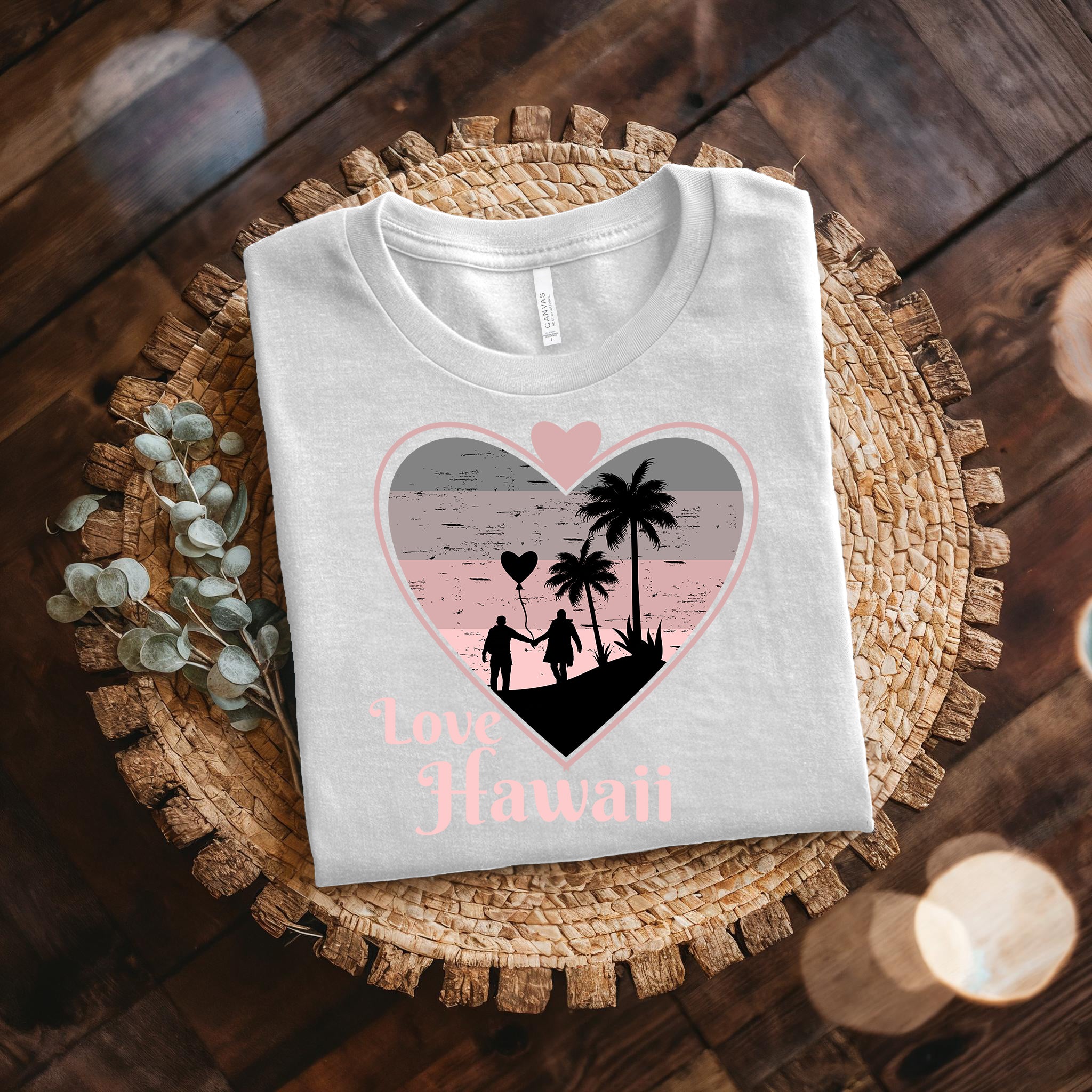 Couple On Vacation Unisex Slim Fit Crew Neck T-Shirt