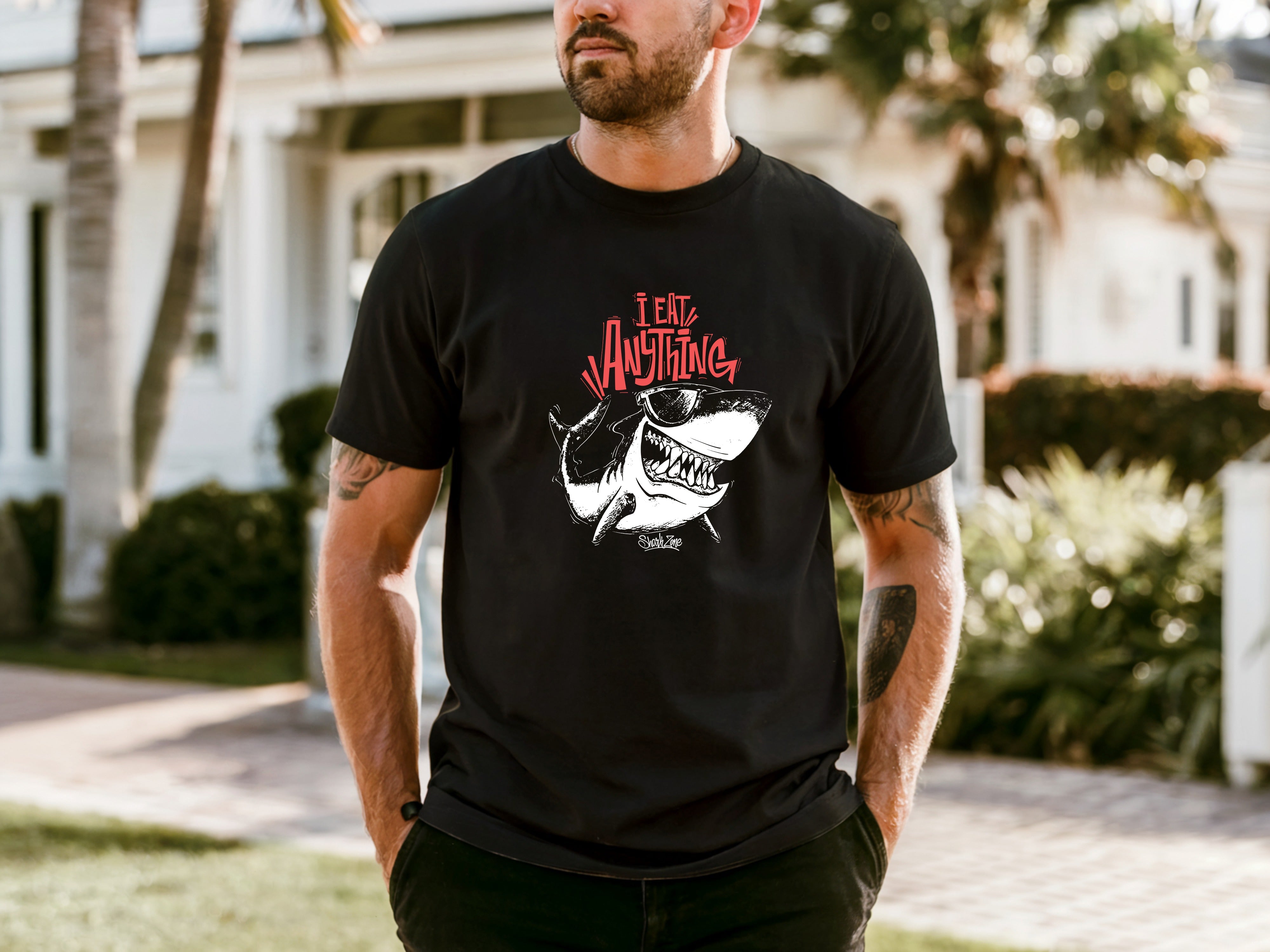 Jaws Men's Loose T-Shirt