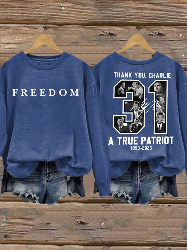 Freedom Casual Printed Sweatshirt