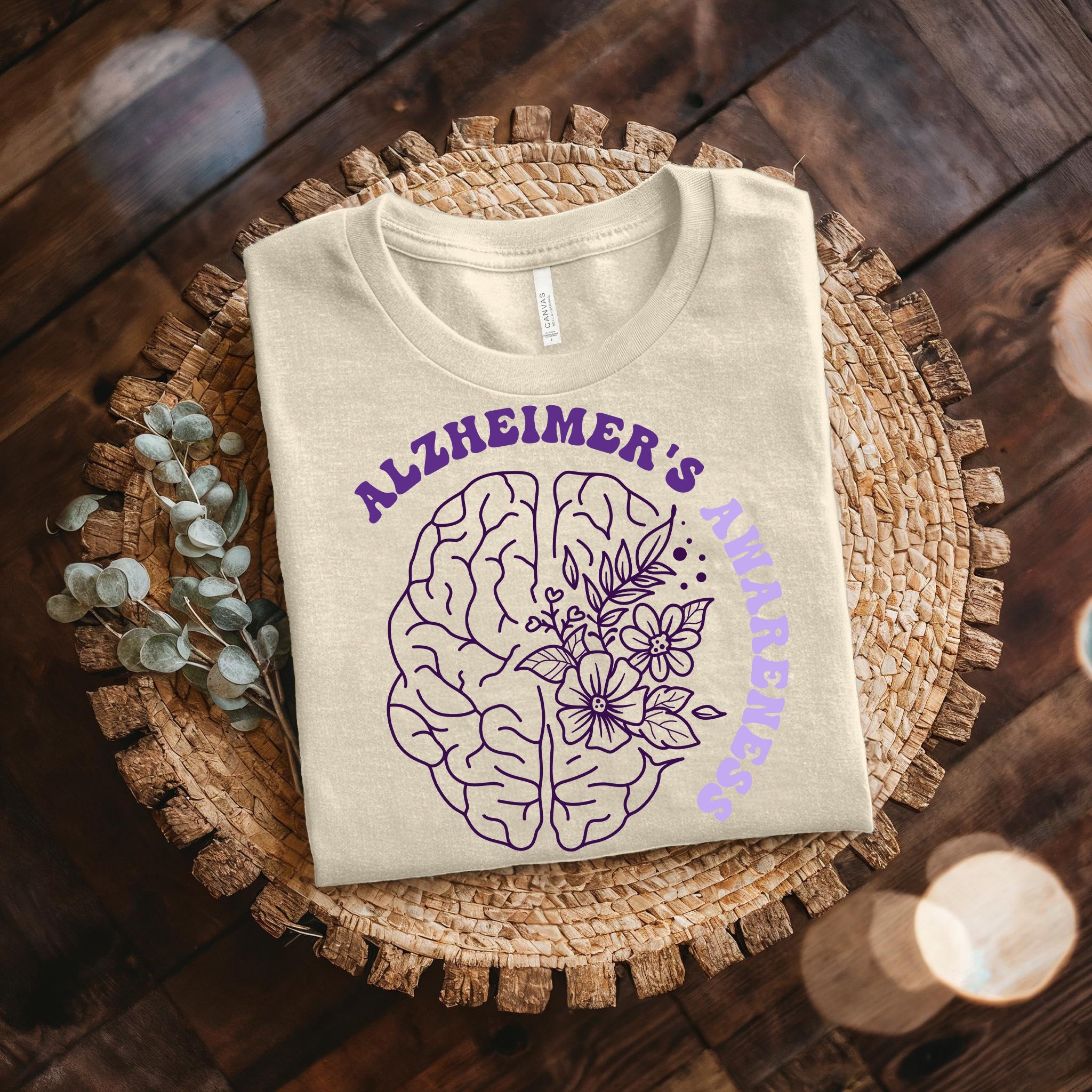 Alzheimer's Unisex Loose Cotton T-Shirt