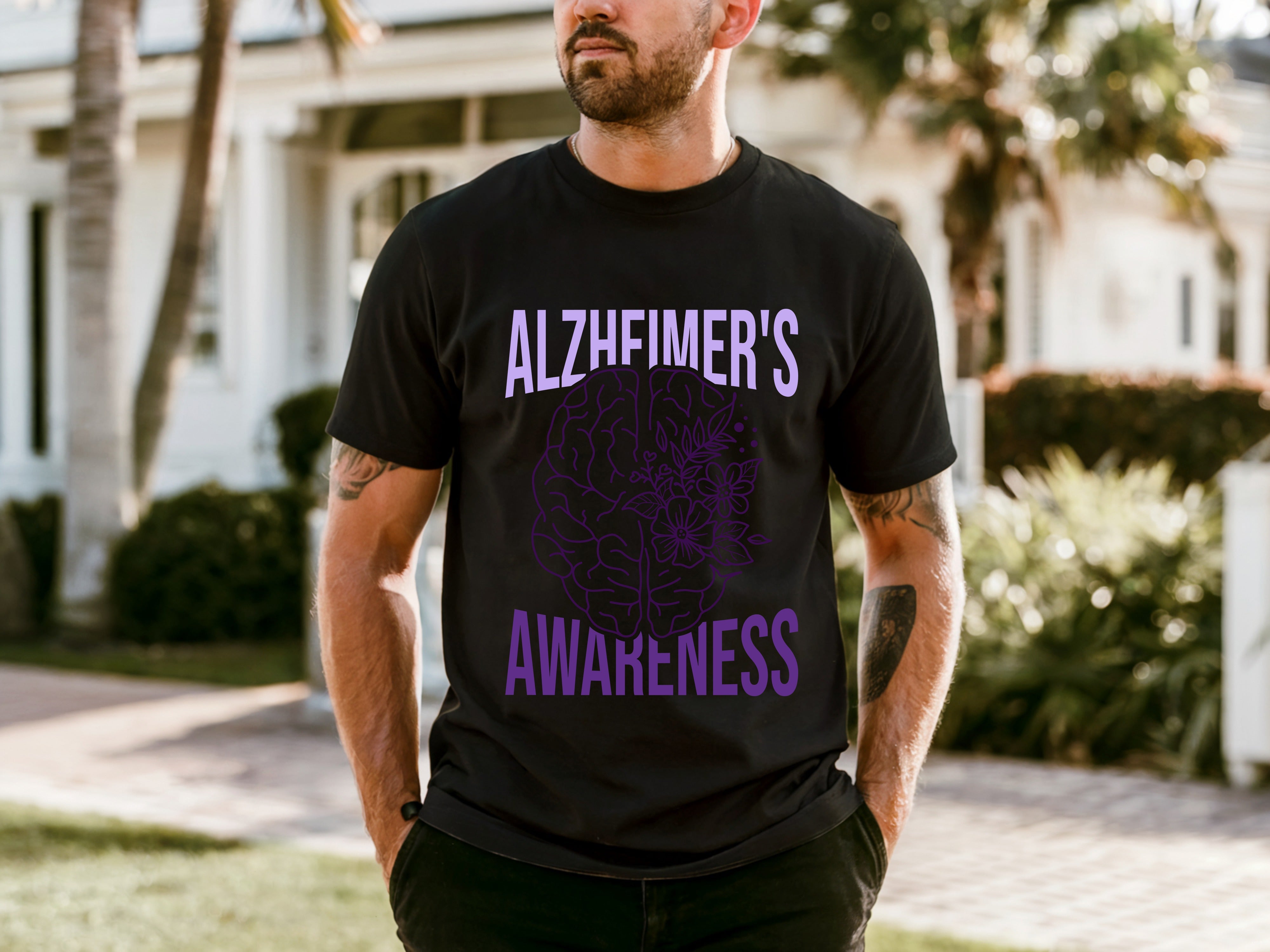 Alzheimer's Men's Loose INS Niche T-Shirt