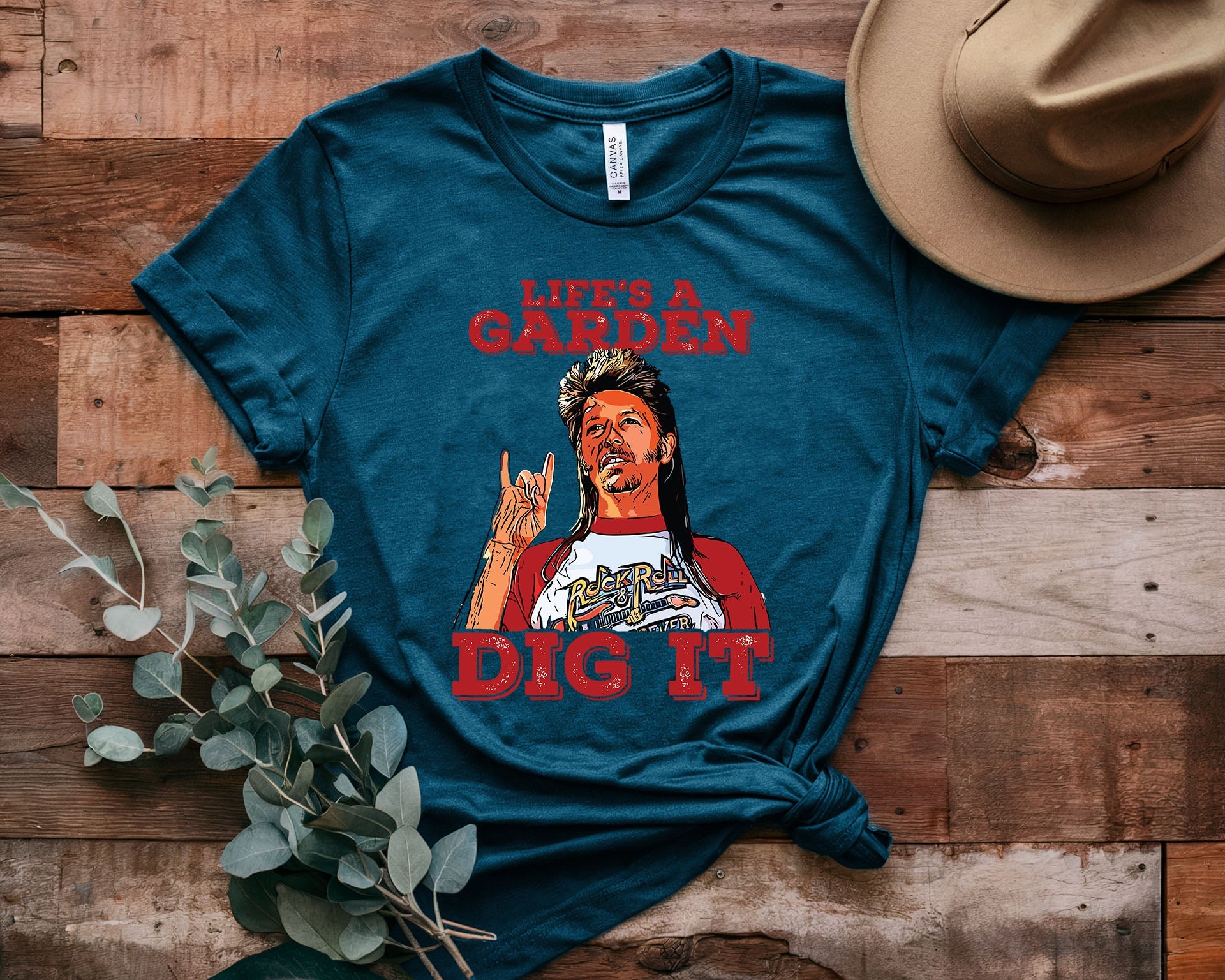 Joe Dirt Drop Shoulder Crew Neck Unisex Short Sleeve Top