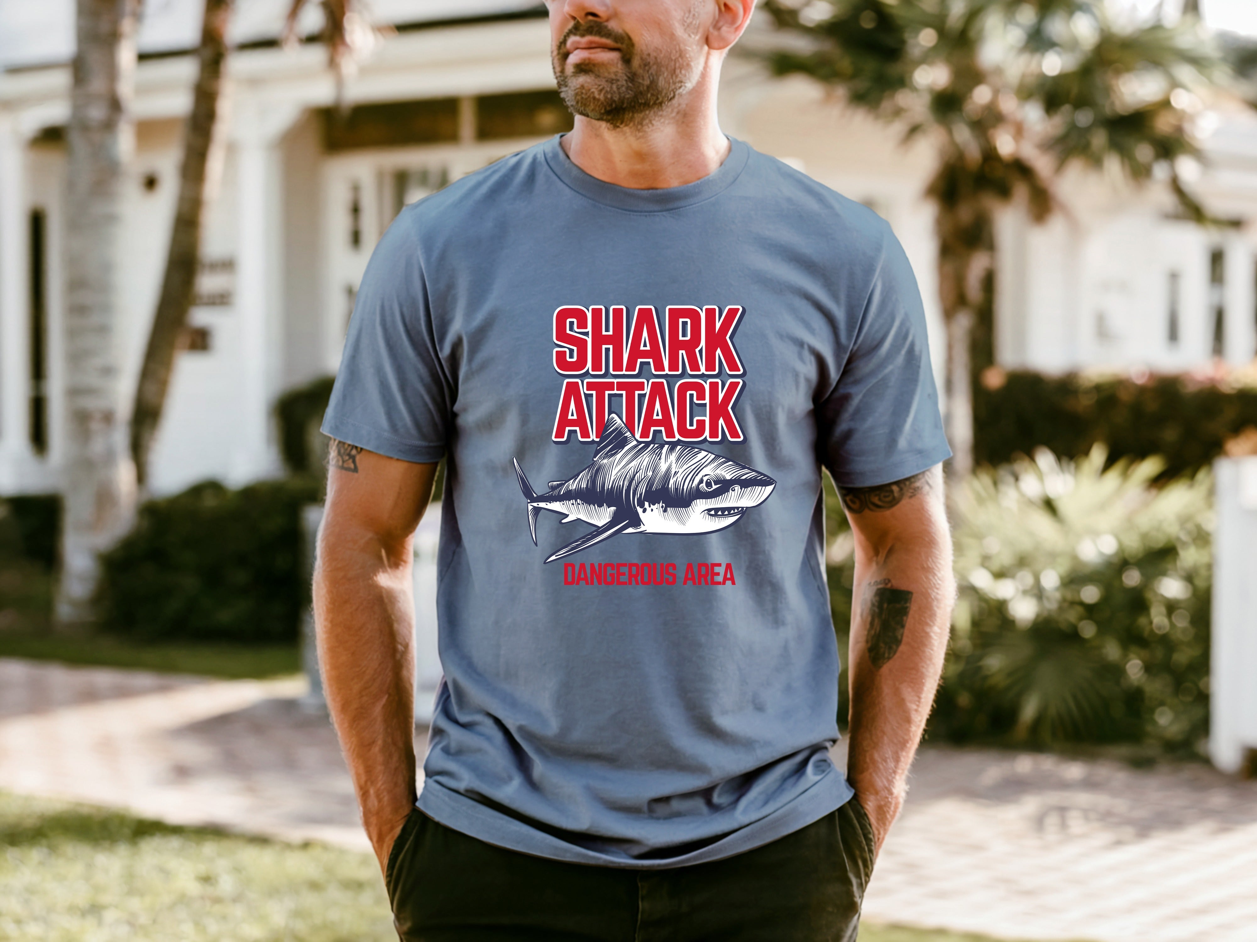 Jaws Men's Dopamine Cotton Short Sleeve