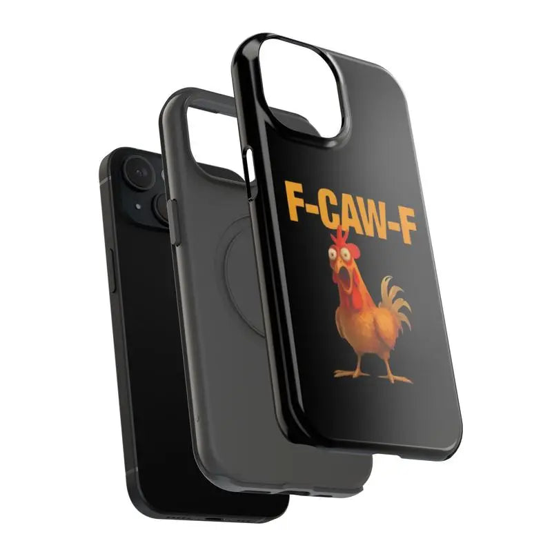 Funny F-Caw-F Chicken Phone Case, Meme FCAWF Phone Cover Compatible