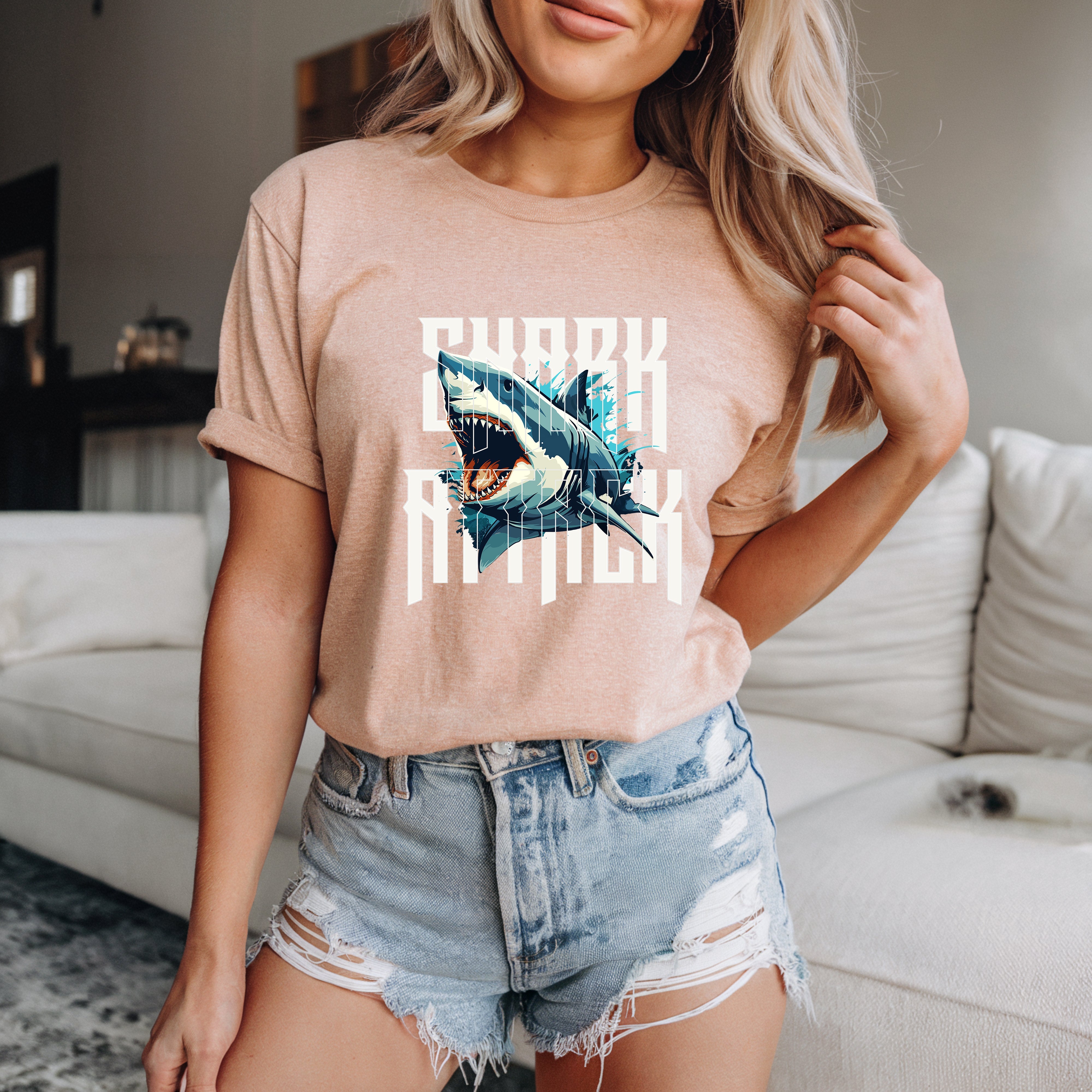 Jaws Ladies New Fashion Short Sleeves