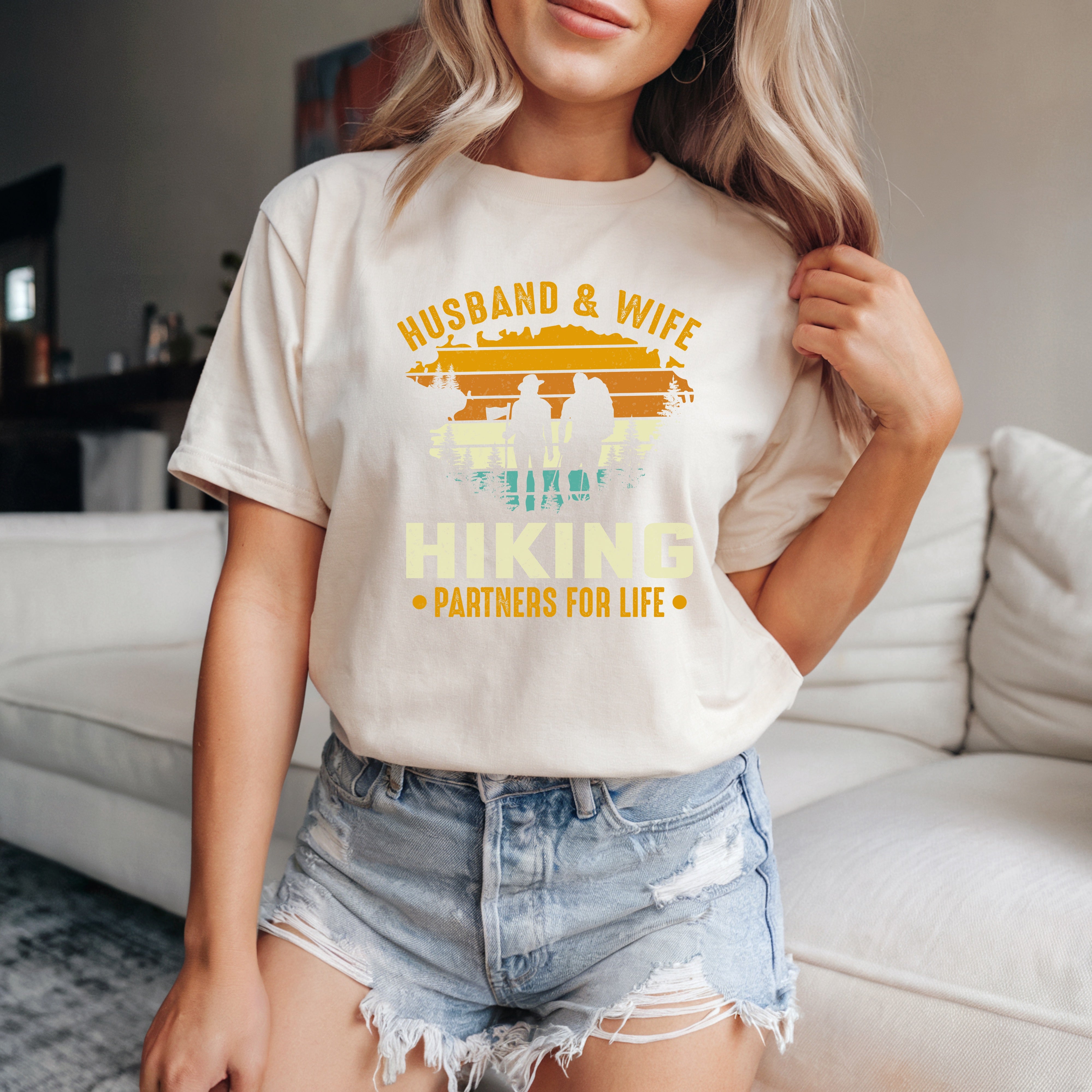 Couple On Vacation Ladies New Slim Fit T-shirt