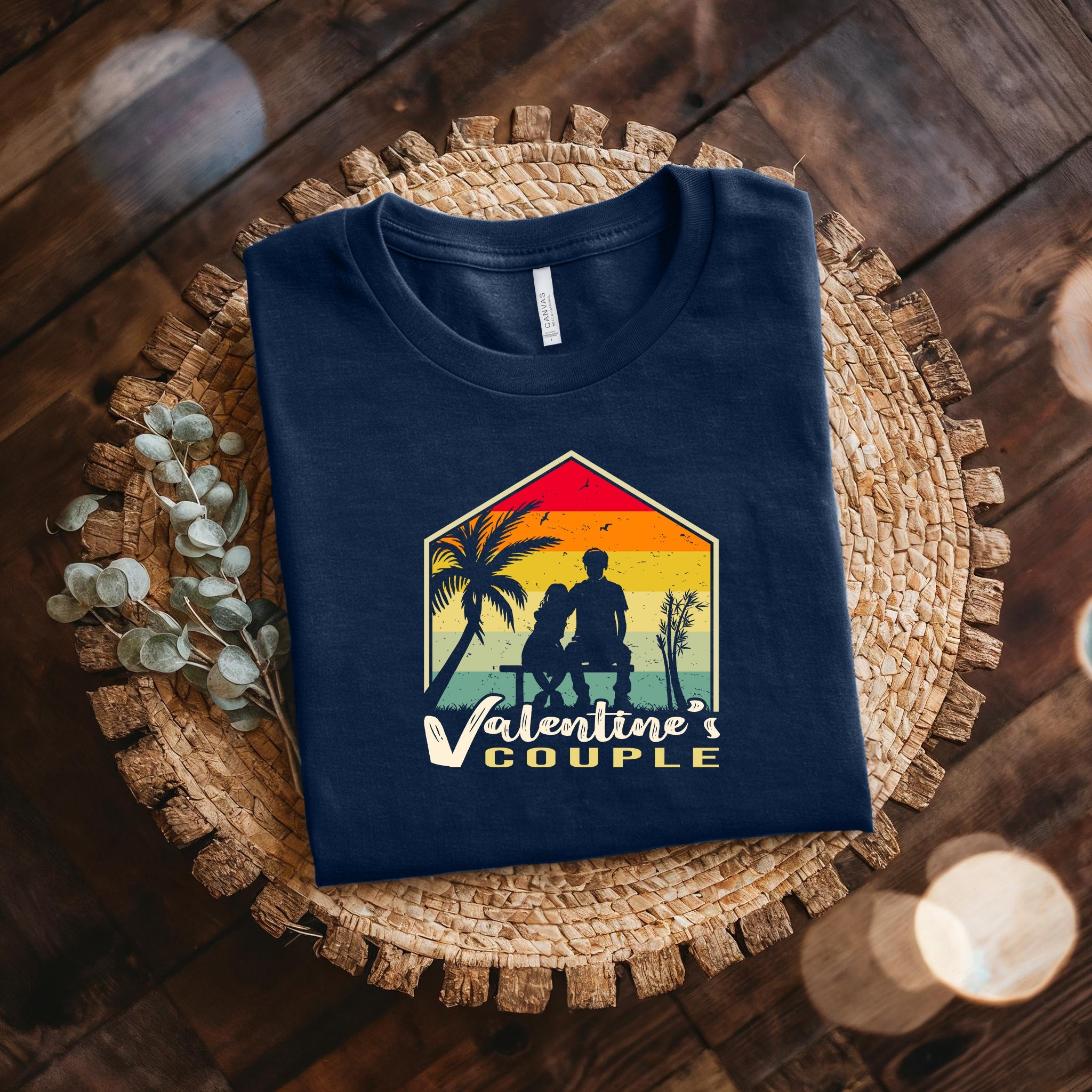 Couple On Vacation Unisex Retro New Tops