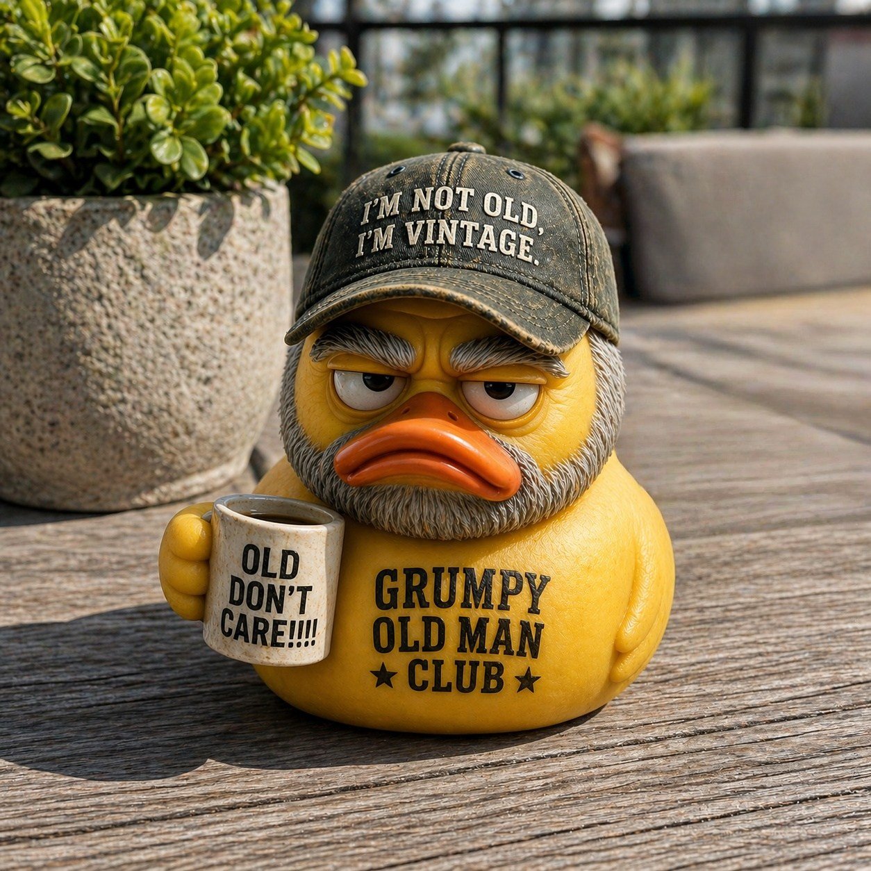🦆Grumpy Old Man Club Duck