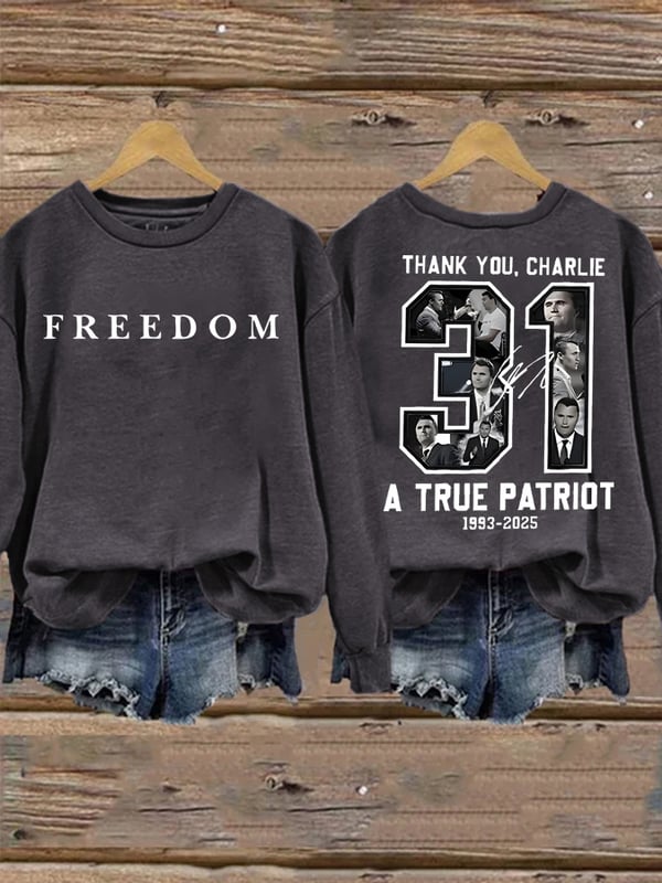 Freedom Casual Printed Sweatshirt
