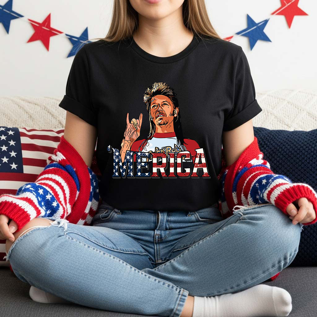 Joe Dirt Simple Loose Round Neck Ladies T-Shirt