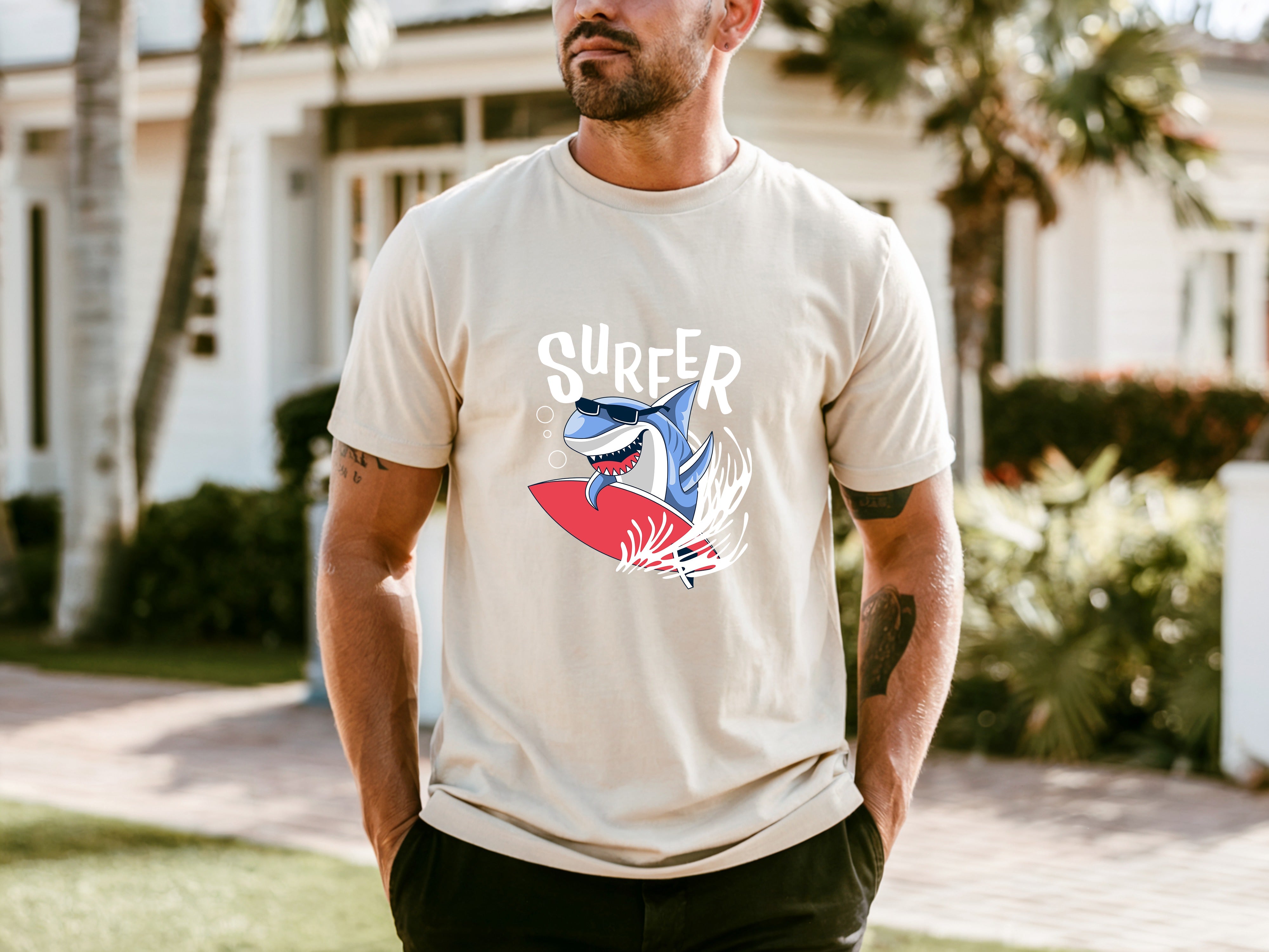 Jaws Men's Casual Sports T-shirt