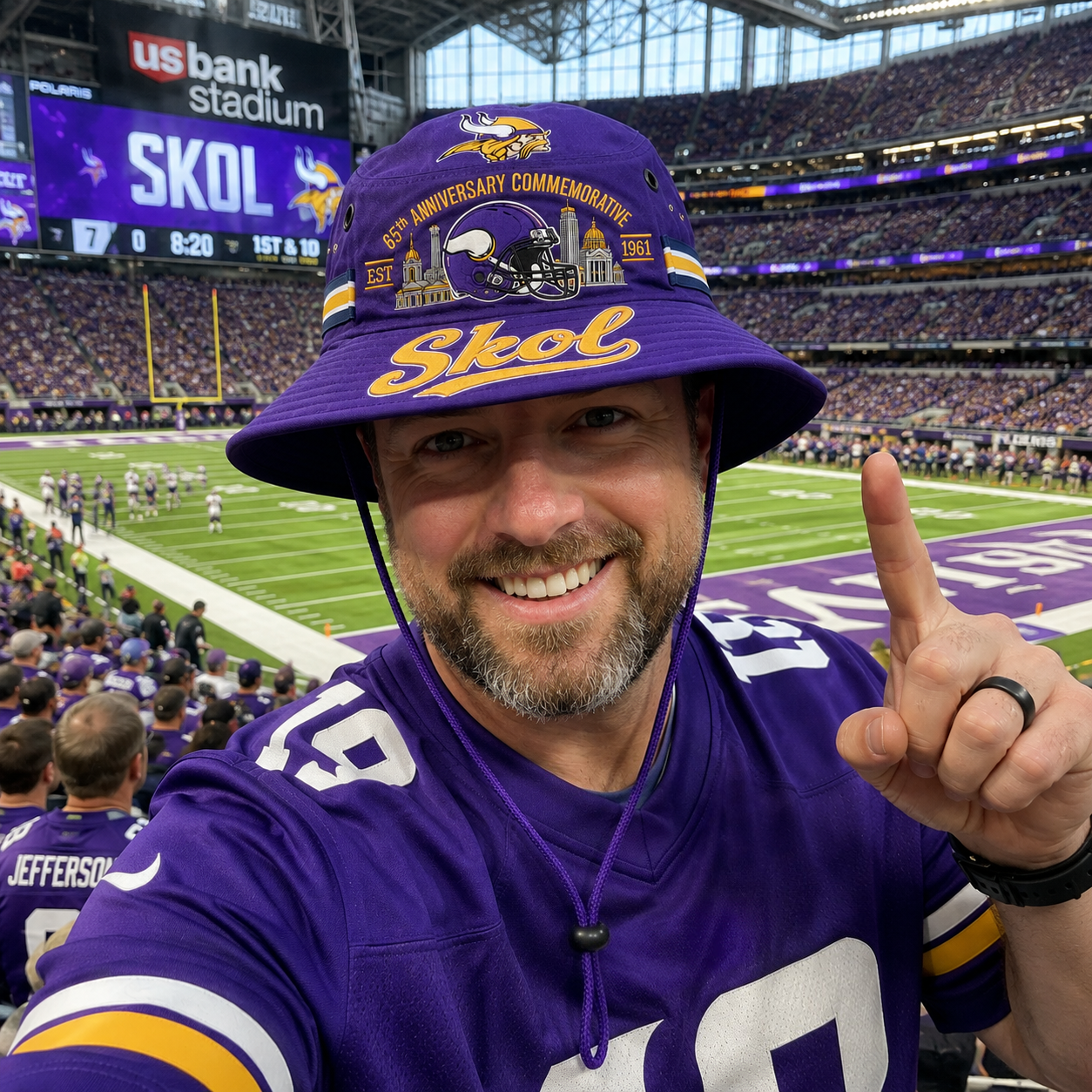 🇺🇸 Last Day Promo: 49% OFF🏈SKOL! 65th Anniversary Commemorative Boonie Hat
