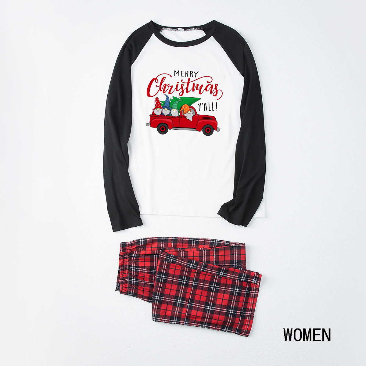 Truck Plaid Matching Family Christmas Pajamas | Adults, Kids & Dog Pajamas