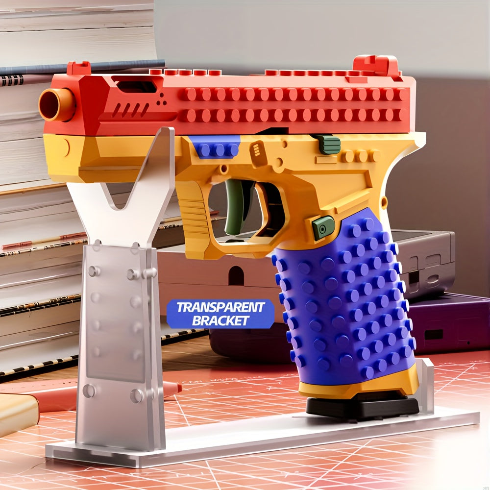Glock-Style Soft Bullet Toy Gun – DIY Build & Shell Ejection