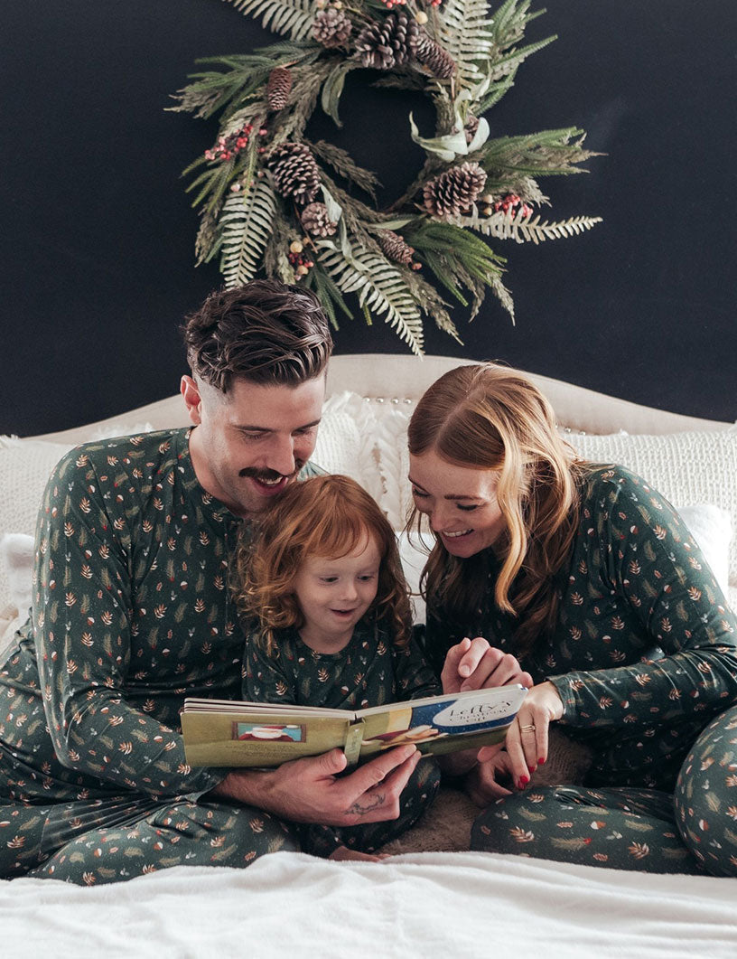 Green Christmas Tree Matching Family Pajamas | Adults, Kids & Dog Pajamas